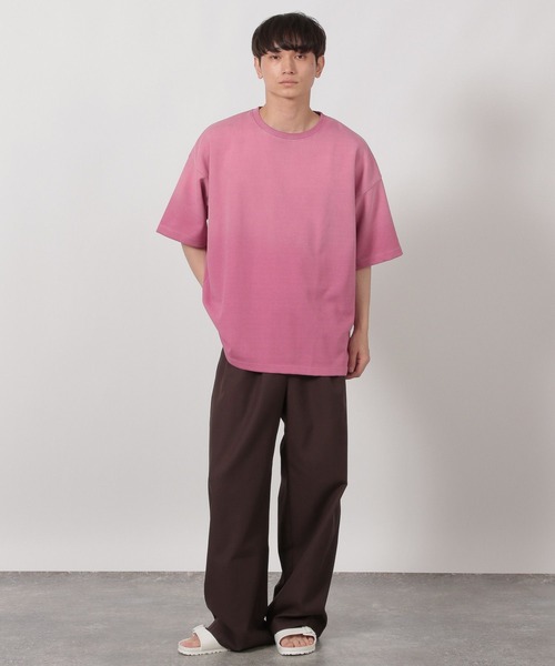 LAKOLE（ラコレ）の「グラデ加工TEE / 586872（Tシャツ/カットソー・メンズ・ブラック/レッド/グリーン・MEDIUM/LARGE）」の7枚目の写真