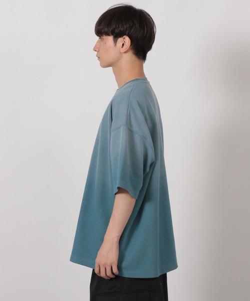 LAKOLE（ラコレ）の「グラデ加工TEE / 586872（Tシャツ/カットソー・メンズ・ブラック/レッド/グリーン・MEDIUM/LARGE）」の10枚目の写真