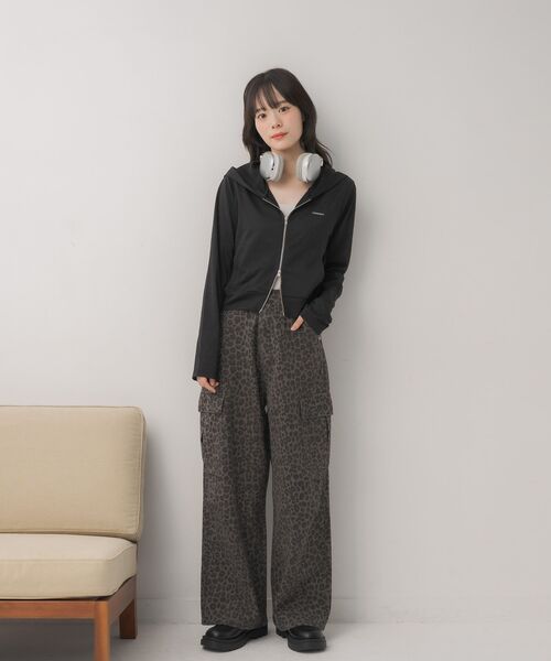 ラメ混ZIPパーカー（Tシャツ/カットソー）｜ems excite（エムズ