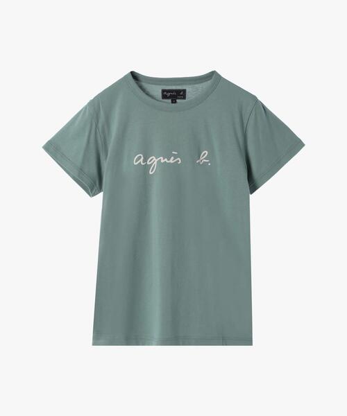 ロゴプリント コットン 半袖Tシャツ ”Brando”