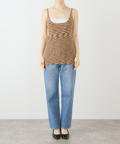 BASERANGE（ベースレンジ）の「BASERANGE FLUTE TANK PUFT-TC-AU25：タンクトップ（タンクトップ・レディース・ブラウン・SMALL）」の12枚目の写真