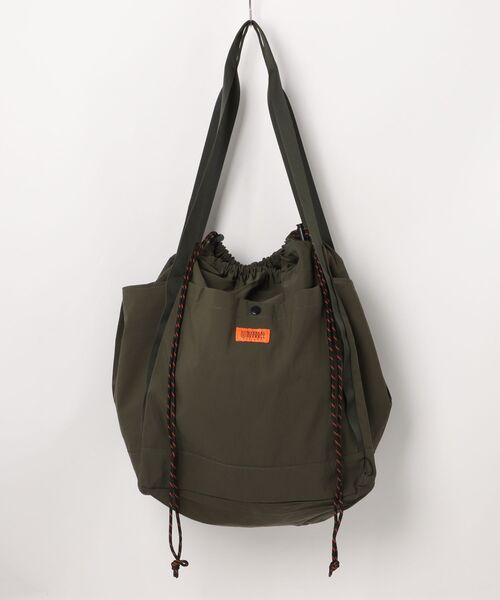 UNIVERSAL OVERALL(ユニバーサルオーバーオール)の「【UNIVERSAL OVERALL】シンゲンブドウバッグ Lサイズ UVO-189 UO(トートバッグ・レディース・ベージュ/ダークオリーブ・FREE)」の2枚目の写真