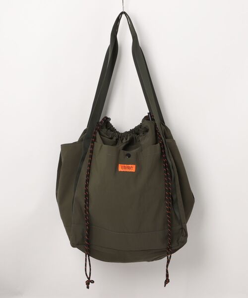 UNIVERSAL OVERALL(ユニバーサルオーバーオール)の「【UNIVERSAL OVERALL】シンゲンブドウバッグ Lサイズ UVO-189 UO(トートバッグ・レディース・ベージュ/ダークオリーブ・FREE)」の7枚目の写真