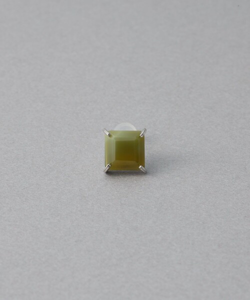 ete ○K10YG リミテッドパール ライトシャンパンビジュー ロングピアス ete（エテ）の「○K10YG リミテッドパール ライトシャンパン