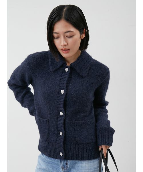 【新品未使用】MARNO Mila knit shirt カーディガン Marno Mila knit shirt カシミア カーディガン 丸林広奈