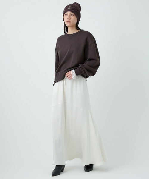 Chaos（カオス）の「Chaos(カオス)/ アースサテンスカート（スカート・レディース・オフホワイト/チャコールグレー/モカ・FREE）」の17枚目の写真