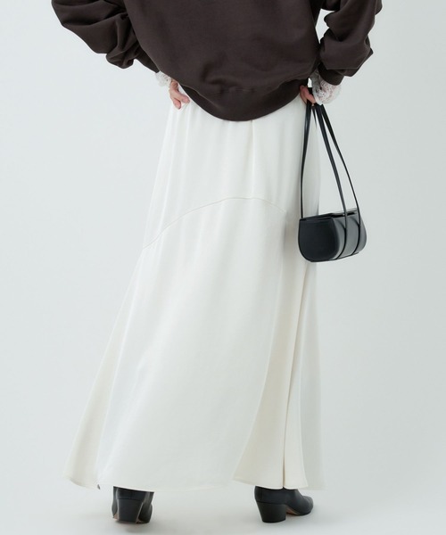 Chaos（カオス）の「Chaos(カオス)/ アースサテンスカート（スカート・レディース・オフホワイト/チャコールグレー/モカ・FREE）」の21枚目の写真