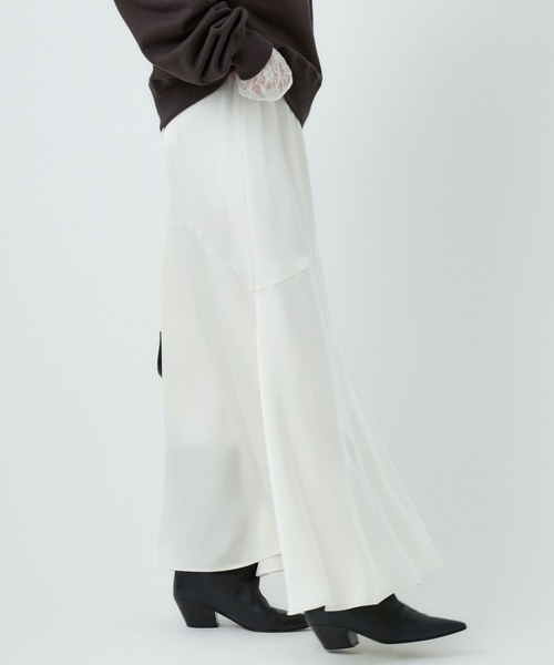 Chaos（カオス）の「Chaos(カオス)/ アースサテンスカート（スカート・レディース・オフホワイト/チャコールグレー/モカ・FREE）」の22枚目の写真