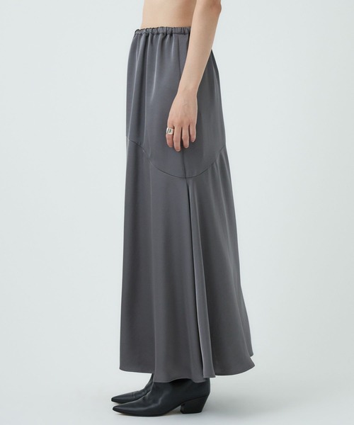 Chaos（カオス）の「Chaos(カオス)/ アースサテンスカート（スカート・レディース・オフホワイト/チャコールグレー/モカ・FREE）」の6枚目の写真