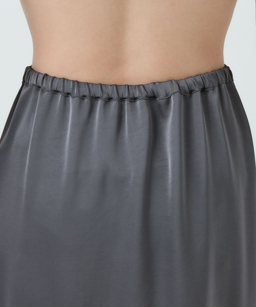 Chaos（カオス）の「Chaos(カオス)/ アースサテンスカート（スカート・レディース・オフホワイト/チャコールグレー/モカ・FREE）」の8枚目の写真