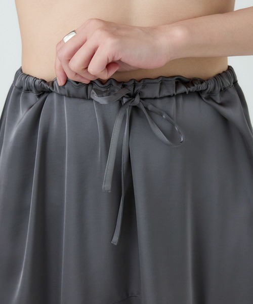 Chaos（カオス）の「Chaos(カオス)/ アースサテンスカート（スカート・レディース・オフホワイト/チャコールグレー/モカ・FREE）」の10枚目の写真