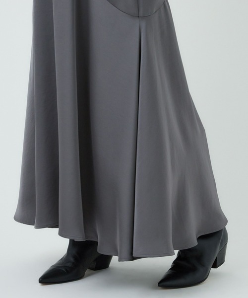 Chaos（カオス）の「Chaos(カオス)/ アースサテンスカート（スカート・レディース・オフホワイト/チャコールグレー/モカ・FREE）」の11枚目の写真