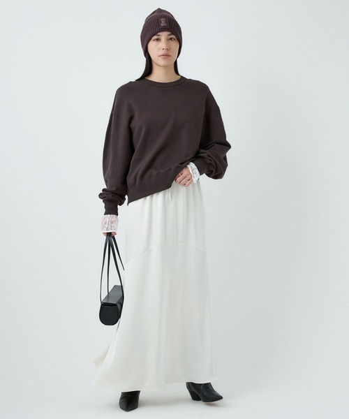 Chaos（カオス）の「Chaos(カオス)/ アースサテンスカート（スカート・レディース・オフホワイト/チャコールグレー/モカ・FREE）」の16枚目の写真