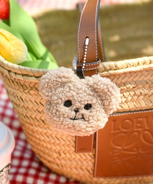 くま ぬいぐるみ チャーム キーホルダー クマ 熊 ウール クミギ