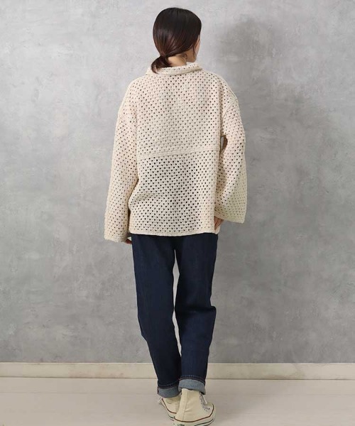 Bleu Bleuet(ブルーブルーエ)の「【ZOZO限定】クロシェシャツカラートップス(カーディガン/ボレロ・レディース・ホワイト系その他/A・FREE)」の10枚目の写真