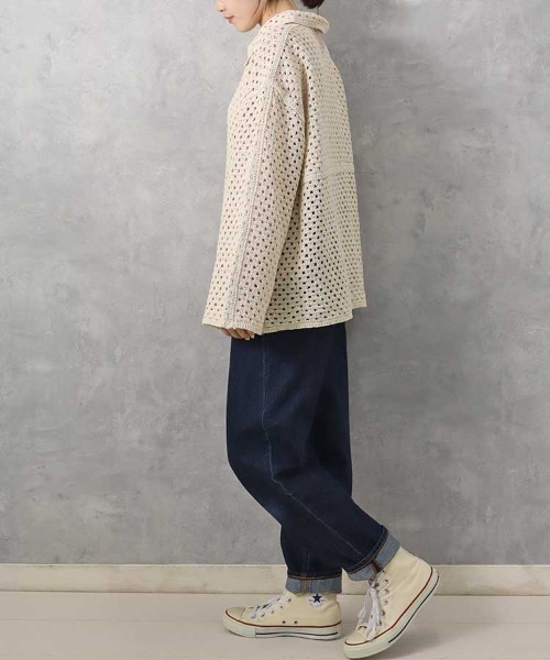 Bleu Bleuet(ブルーブルーエ)の「【ZOZO限定】クロシェシャツカラートップス(カーディガン/ボレロ・レディース・ホワイト系その他/A・FREE)」の11枚目の写真