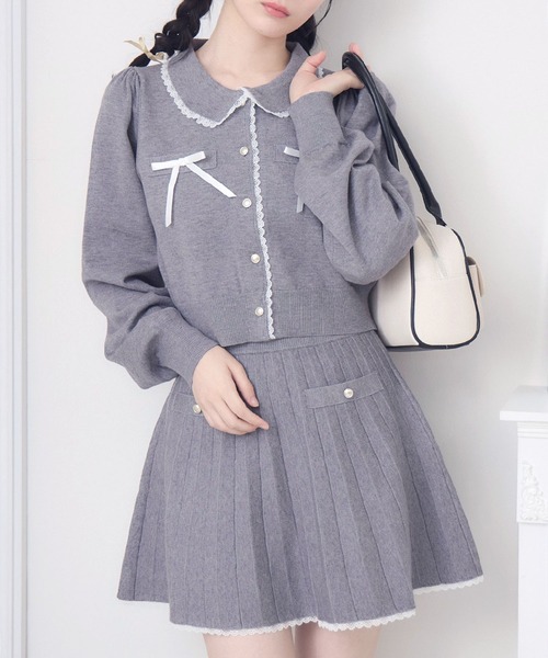 【②】セット購入でお願いします セール】【セットアイテム】レース付きニットSETUP(ニット