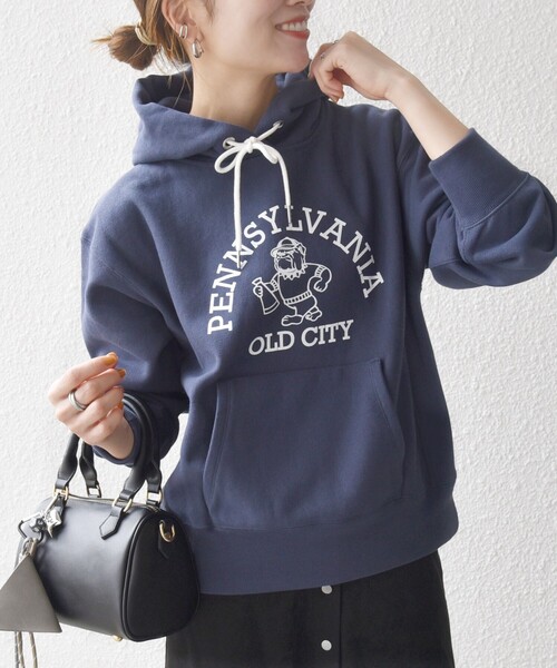 新品未使用　RHC×Championスウェットパーカー ネイビー L Champion パーカー CHAMPION/チャンピオン RW HOODED SWEATSHIRT