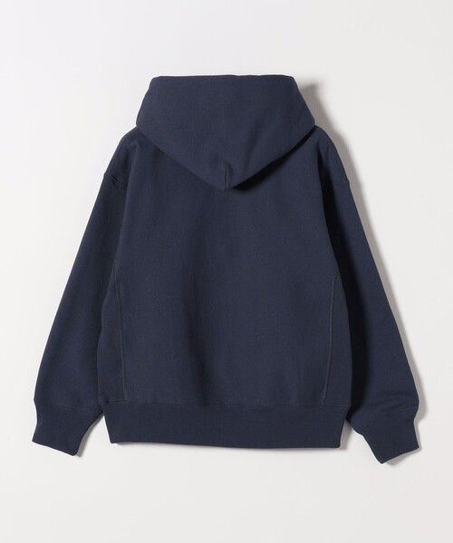 Champion(チャンピオン)の「Champion:〈洗濯機可能〉リバースウィーブ(R) 裏起毛 フーディー スウェット パーカー(パーカー・レディース・ネイビー/ライトグレー・ONE SIZE)」の18枚目の写真