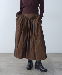 zip design volume skirt