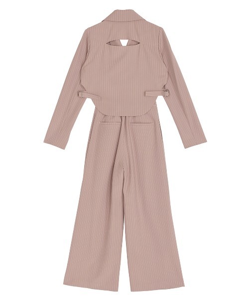 ameri　アメリ　オールインワン　オケージョン　M Ameri（アメリ）の「SAILOR LACE COLLAR JUMP SUIT（つなぎ