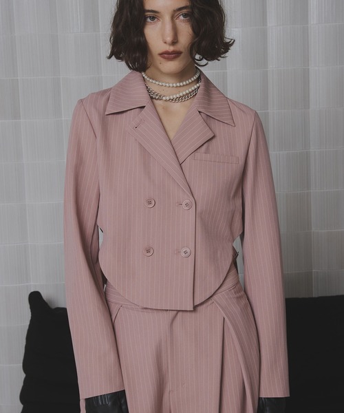 ROUND HEM JACKET SET UP（つなぎ/オールインワン）｜Ameri（アメリ