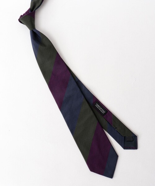 NOLLEY’S（ノーリーズ）の「BBC スリーステップストライプネクタイ 25AWコレクション（ネクタイ・メンズ・グリーン系その他/レッド系その他・FREE）」の9枚目の写真