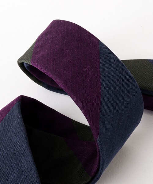 NOLLEY’S（ノーリーズ）の「BBC スリーステップストライプネクタイ 25AWコレクション（ネクタイ・メンズ・グリーン系その他/レッド系その他・FREE）」の14枚目の写真