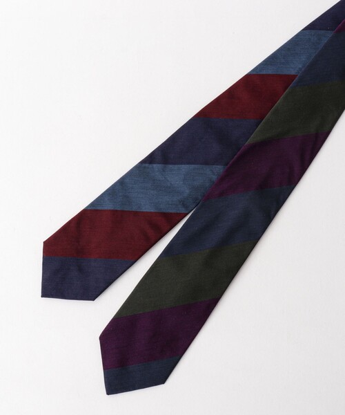 NOLLEY’S（ノーリーズ）の「BBC スリーステップストライプネクタイ 25AWコレクション（ネクタイ・メンズ・グリーン系その他/レッド系その他・FREE）」の15枚目の写真