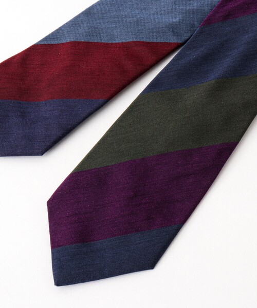 NOLLEY’S（ノーリーズ）の「BBC スリーステップストライプネクタイ 25AWコレクション（ネクタイ・メンズ・グリーン系その他/レッド系その他・FREE）」の16枚目の写真