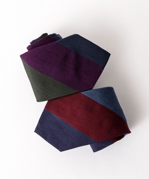 NOLLEY’S（ノーリーズ）の「BBC スリーステップストライプネクタイ 25AWコレクション（ネクタイ・メンズ・グリーン系その他/レッド系その他・FREE）」の17枚目の写真