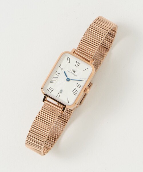 Daniel Wellington(ダニエルウェリントン)の「<DANIEL WELLINGTON>Quadro Melrose Roman Numerals Date/腕時計(アナログ腕時計・レディース・ライトピンク/シルバー・FREE)」の9枚目の写真