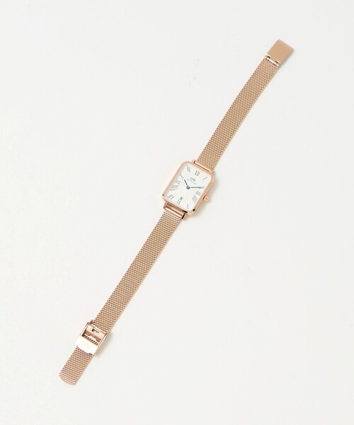 Daniel Wellington(ダニエルウェリントン)の「<DANIEL WELLINGTON>Quadro Melrose Roman Numerals Date/腕時計(アナログ腕時計・レディース・ライトピンク/シルバー・FREE)」の13枚目の写真