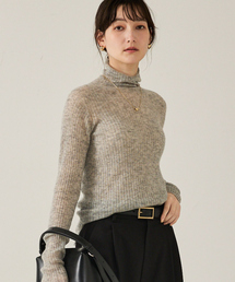 qualite | ウールカシミアシアータートルニット/秋服/冬服(ニット/セーター)