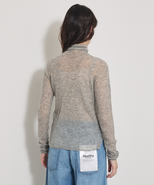 qualite（カリテ）の「ウールカシミアシアータートルニット/秋服/冬服（ニット/セーター・レディース・オフホワイト/グレー/ブラック・フリー）」の11枚目の写真