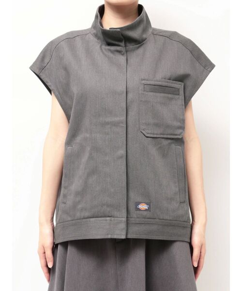 Dickies（ディッキーズ）の「【Dickies×ELENDEEK】スタントジップベスト（その他アウター・レディース・ブラック/グレー/ボルドー・FREE）」の9枚目の写真