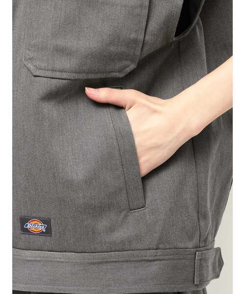 Dickies（ディッキーズ）の「【Dickies×ELENDEEK】スタントジップベスト（その他アウター・レディース・ブラック/グレー/ボルドー・FREE）」の15枚目の写真