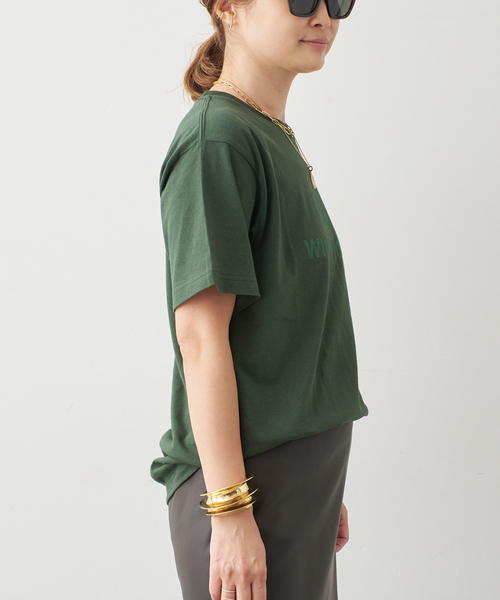 Deuxieme Classe（ドゥーズィエムクラス）の「CIGARETTE WINTHORPE Tシャツ（Tシャツ/カットソー・レディース・グリーン/ボルドー・FREE）」の6枚目の写真