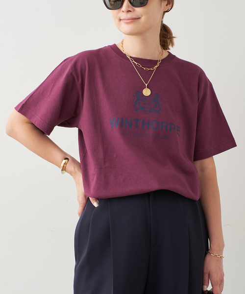 Deuxieme Classe（ドゥーズィエムクラス）の「CIGARETTE WINTHORPE Tシャツ（Tシャツ/カットソー・レディース・グリーン/ボルドー・FREE）」の10枚目の写真