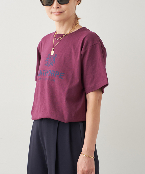 Deuxieme Classe（ドゥーズィエムクラス）の「CIGARETTE WINTHORPE Tシャツ（Tシャツ/カットソー・レディース・グリーン/ボルドー・FREE）」の11枚目の写真