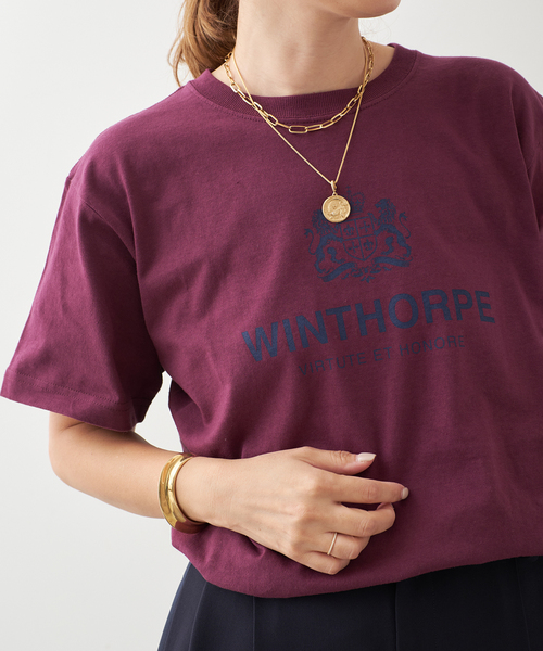 Deuxieme Classe（ドゥーズィエムクラス）の「CIGARETTE WINTHORPE Tシャツ（Tシャツ/カットソー・レディース・グリーン/ボルドー・FREE）」の13枚目の写真