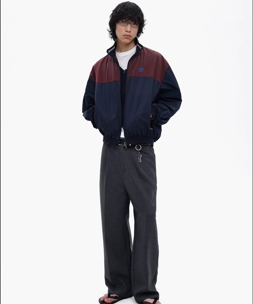 MASONPRINCE（メイソンプリンス）の「オーバーサイズ スタンドカラー ブルゾン JK4054【MASONPRINCE】【2025AW】（ブルゾン・メンズ・レッド/ブラック・L/M/S）」の10枚目の写真