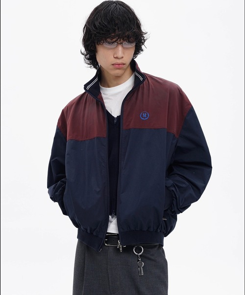 MASONPRINCE（メイソンプリンス）の「オーバーサイズ スタンドカラー ブルゾン JK4054【MASONPRINCE】【2025AW】（ブルゾン・メンズ・レッド/ブラック・L/M/S）」の9枚目の写真