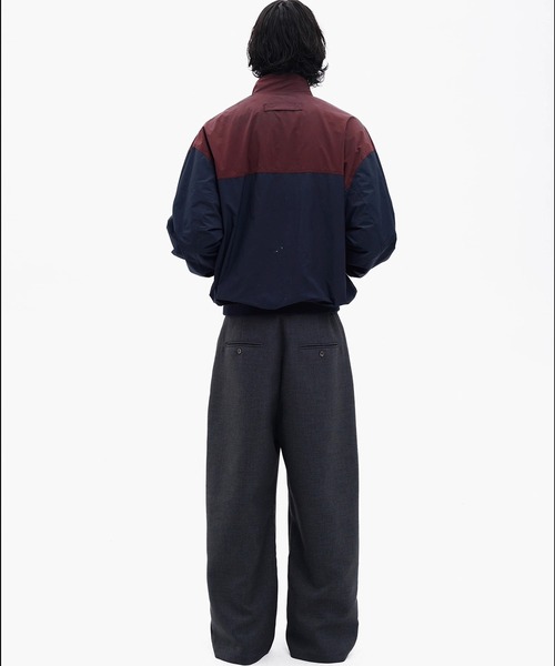 MASONPRINCE（メイソンプリンス）の「オーバーサイズ スタンドカラー ブルゾン JK4054【MASONPRINCE】【2025AW】（ブルゾン・メンズ・レッド/ブラック・L/M/S）」の12枚目の写真