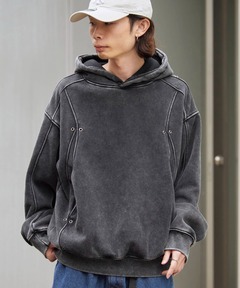 Oversize denim western shirt / オーバーサイズデニムウエスタン