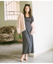 PEACH JOHN | バストギャザーフラワーワンピース(ワンピース)