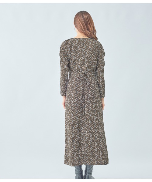 PEACH JOHN（ピーチジョン）の「バストギャザーフラワーワンピース（ワンピース・レディース・ブラウン/ブラック・ONE SIZE）」の19枚目の写真