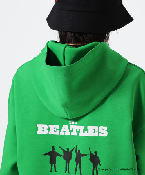 Jack Bunny!!(ジャックバニー)の「【The BEATLES ×Jack Bunny!!】T/Cダンボール長袖プルオーバーフーディ(スウェット・レディース・ブラック/ホワイト/グリーン・SMALL/MEDIUM/LARGE)」の9枚目の写真
