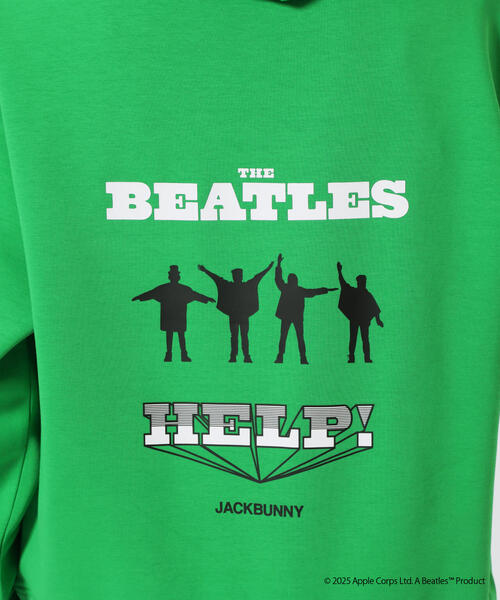 Jack Bunny!!(ジャックバニー)の「【The BEATLES ×Jack Bunny!!】T/Cダンボール長袖プルオーバーフーディ(スウェット・レディース・ブラック/ホワイト/グリーン・SMALL/MEDIUM/LARGE)」の10枚目の写真