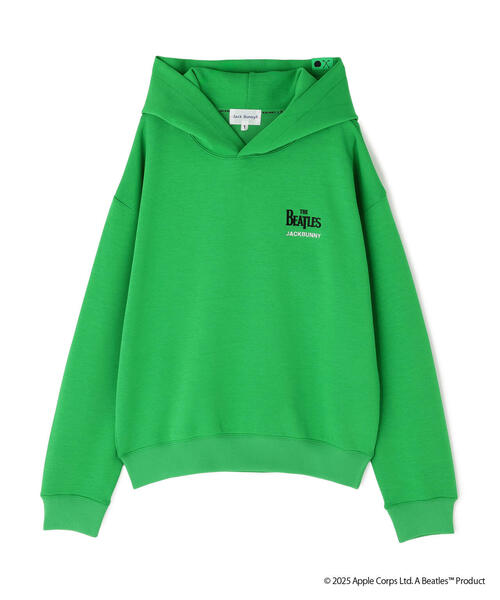 Jack Bunny!!(ジャックバニー)の「【The BEATLES ×Jack Bunny!!】T/Cダンボール長袖プルオーバーフーディ(スウェット・レディース・ブラック/ホワイト/グリーン・SMALL/MEDIUM/LARGE)」の11枚目の写真